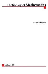Produktbild: McGraw-Hill Dictionary of Mathematics