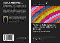 Produktbild: Revisi&oacute;n de la calidad de la ense&ntilde;anza abierta y a distancia