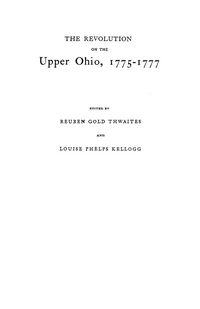 Produktbild: Revolution on the Upper Ohio, 1775-1777