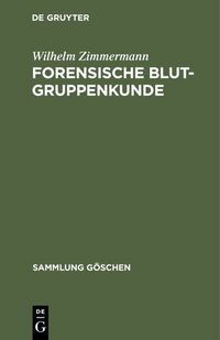 Produktbild: Forensische Blutgruppenkunde
