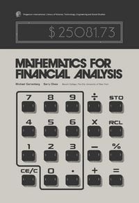 Produktbild: Mathematics for Financial Analysis