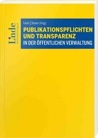 Produktbild: Publikationspflichten und Transparenz in der &ouml;ffentlichen Verwaltung