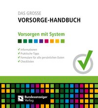 Produktbild: Das Grosse Vorsorge-Handbuch