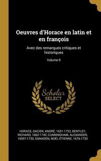Produktbild: Oeuvres d'Horace en latin et en fran&ccedil;ois