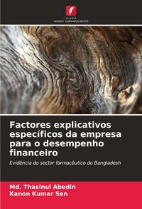 Produktbild: Factores explicativos espec&iacute;ficos da empresa para o desempenho financeiro