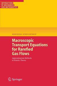 Produktbild: Macroscopic Transport Equations for Rarefied Gas Flows