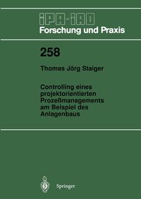 Produktbild: Controlling eines projektorientierten Proze&szlig;managements am Beispiel des Anlagenbaus