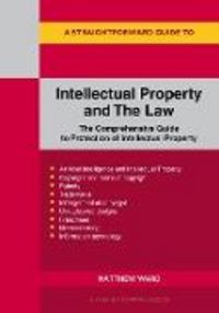 Produktbild: A Straightforward Guide to Intellectual Property and The Law