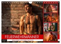 Produktbild: Feuerwehrm&auml;nner - Sexy K&ouml;rper und hei&szlig;e Flammen (Wandkalender 2027 DIN A4 quer), CALVENDO Monatskalender