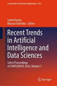 Produktbild: Recent Trends in Artificial Intelligence and Data Sciences
