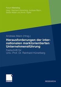 Produktbild: Herausforderungen der internationalen marktorientierten Unternehmensf&uuml;hrung