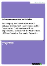 Produktbild: Electrospray Ionization and Collision Induced Dissociation Mass Spectrometric Quantitative Conjunctions with the Experimental Intensity of the Analyte