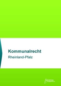 Produktbild: Kommunalrecht Rheinland-Pfalz