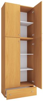 Produktbild: XXL Schuhschrank Kleiderschrank Schrank Lona 5f S