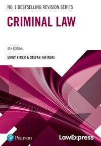 Produktbild: Law Express Revision Guide: Criminal Law