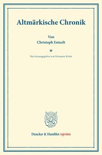 Produktbild: Altm&auml;rkische Chronik.