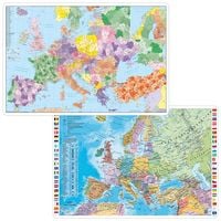 Produktbild: Europa Postleitbereiche/Europa politisch