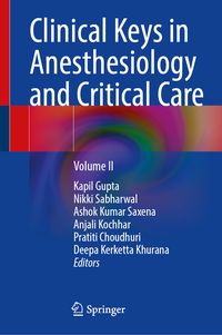 Produktbild: Clinical Keys in Anesthesiology and Critical Care