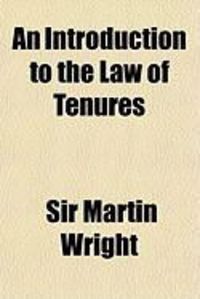 Produktbild: An Introduction to the Law of Tenures