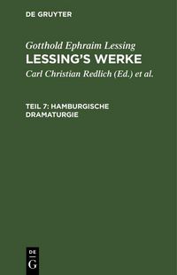 Produktbild: Hamburgische Dramaturgie
