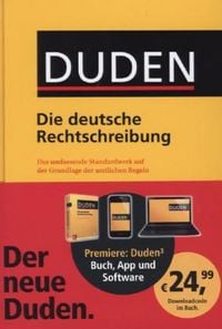 Produktbild: Duden - Die deutsche Rechtschreibung