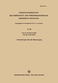 Produktbild: Untersuchungen &uuml;ber den R&auml;umvorgang
