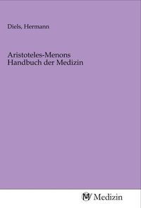 Produktbild: Aristoteles-Menons Handbuch der Medizin