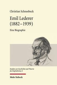 Produktbild: Emil Lederer (1882 &ndash; 1939)