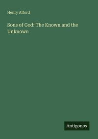 Produktbild: Sons of God: The Known and the Unknown