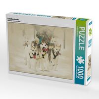 Produktbild: CALVENDO Puzzle Schlittenhunde | 1000 Teile Lege-Gr&ouml;&szlig;e 64x48cm Foto-Puzzle f&uuml;r gl&uuml;ckliche Stunden