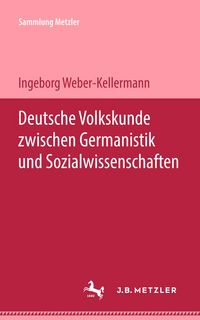 Produktbild: Deutsche Volkskunde zwischen Germanistik und Sozialwissenschaften