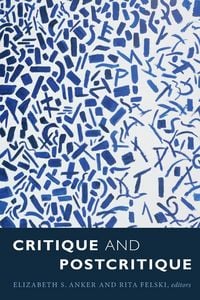 Produktbild: Critique and Postcritique