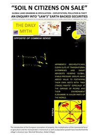 Produktbild: &ldquo;soil N Citizens On Sale&rdquo; - An Enquiry Into &ldquo;law&rsquo;s&rdquo; Earth Backed Securities