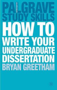 Produktbild: How to Write Your Undergraduate Dissertation