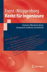 Produktbild: Recht f&uuml;r Ingenieure