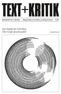 Produktbild: TEXT + KRITIK Sonderband - Das Subjekt des Schreibens
