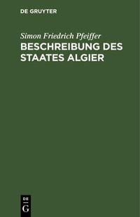 Produktbild: Beschreibung des Staates Algier