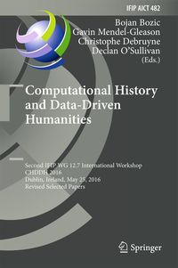 Produktbild: Computational History and Data-Driven Humanities