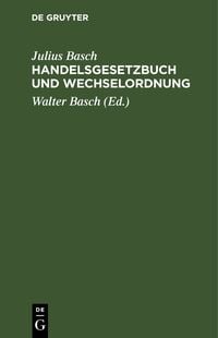 Produktbild: Handelsgesetzbuch und Wechselordnung