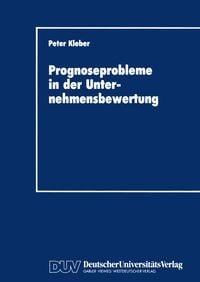 Produktbild: Prognoseprobleme in der Unternehmensbewertung