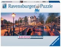 Bild vom Artikel Puzzle Ravensburger Abend in Amsterdam Panorama 1000 Teile vom Autor 
