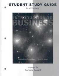 Produktbild: Student Study Guide T/A Introduction to Business