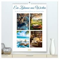 Produktbild: Ein Zuhause aus Worten (hochwertiger Premium Wandkalender 2026 DIN A2 hoch), Kunstdruck in Hochglanz