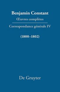 Produktbild: Correspondance 1800-1802
