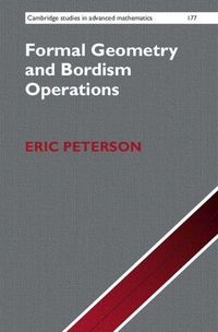 Produktbild: Formal Geometry and Bordism Operations