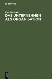 Produktbild: Das Unternehmen als Organisation