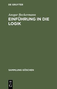 Bild vom Artikel Einführung in die Logik vom Autor Ansgar Beckermann