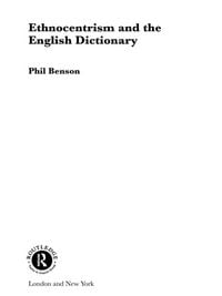 Produktbild: Ethnocentrism and the English Dictionary