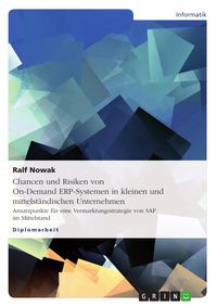 Produktbild: Chancen und Risiken von On-Demand ERP-Systemen in kleinen und mittelst&auml;ndischen Unternehmen