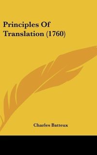 Produktbild: Principles Of Translation (1760)